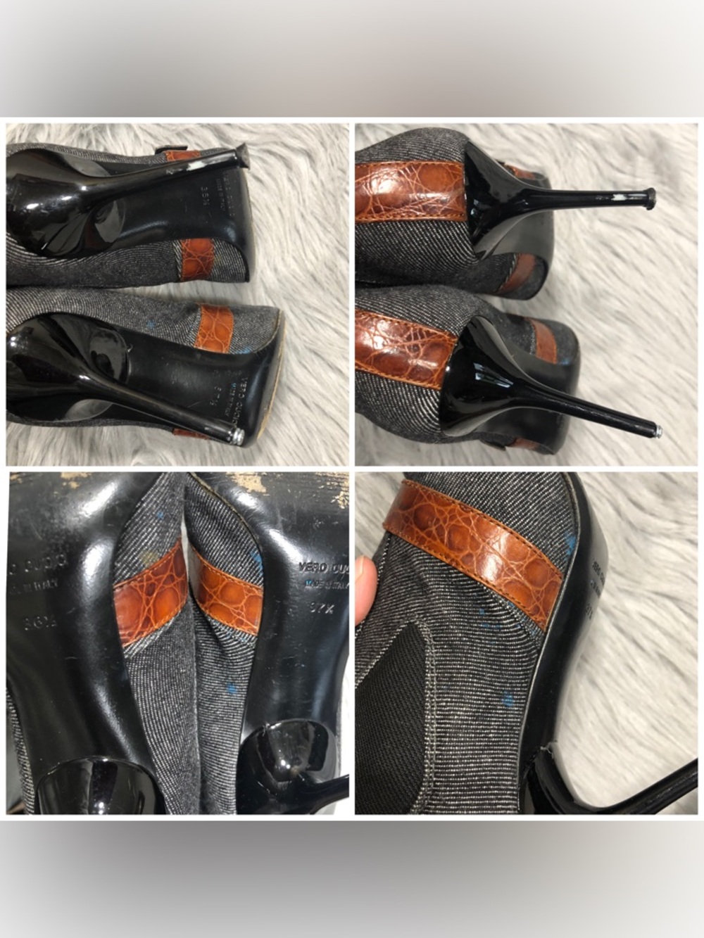 Authentic Dolce&Gabbana denim runaway boots. - Picture 12 of 16